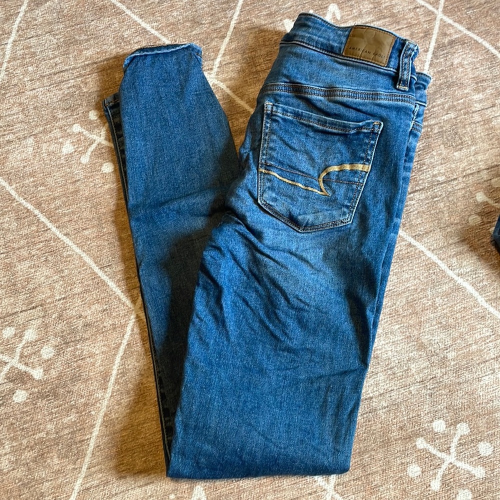 American 🦅 super skinny high rise jegging